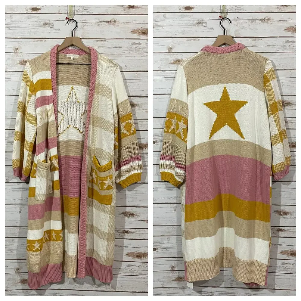 LoveShackFancy Grayson Duster - Desert Sunset - M/L